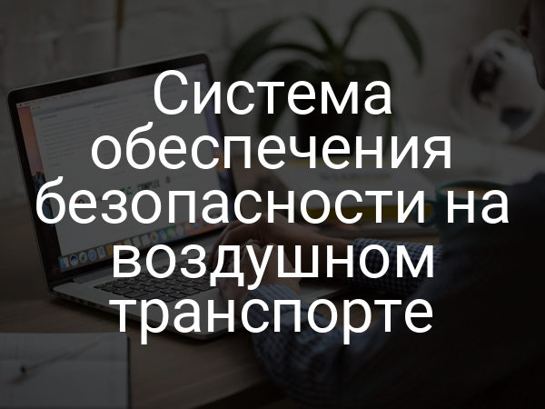 Система обеспечения безопасности на воздушном транспорте