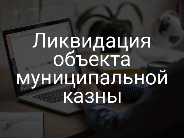 Ликвидация объекта муниципальной казны