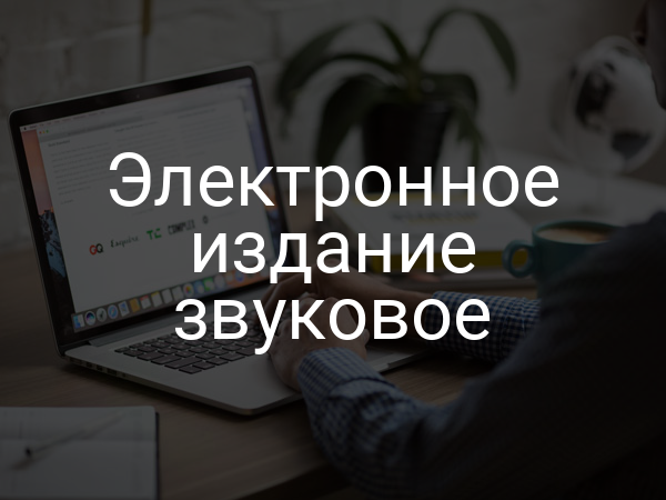 Электронное издание звуковое