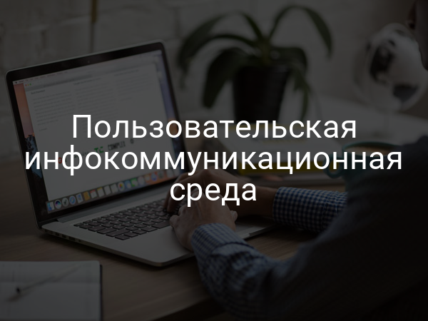 Пользовательская инфокоммуникационная среда