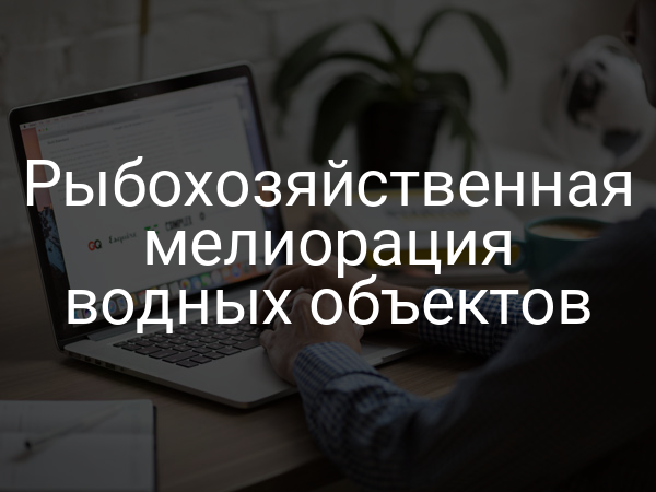 Рыбохозяйственная мелиорация водных объектов