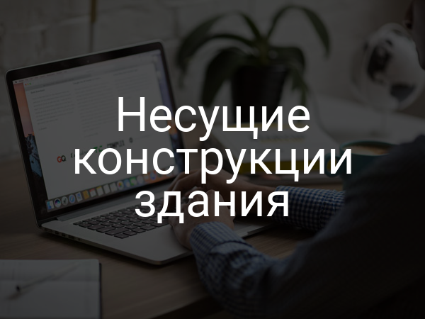 Несущие конструкции здания