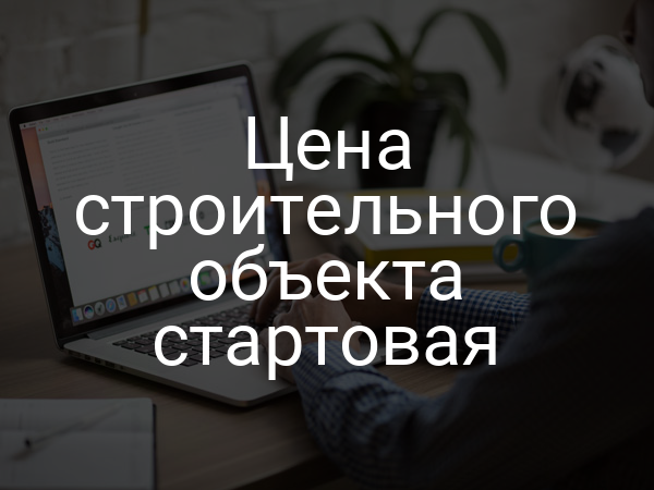 Цена строительного объекта стартовая