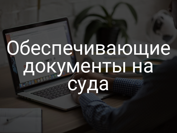 Обеспечивающие документы на суда