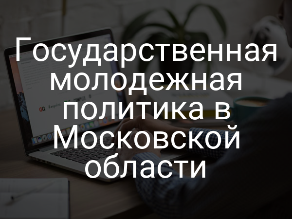 Государственная молодежная политика в Московской области