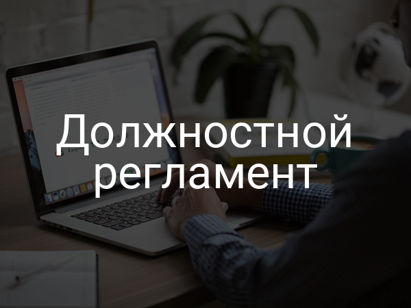 Должностной регламент