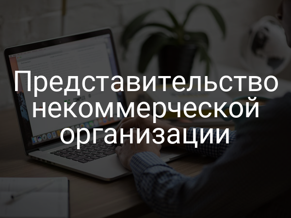 Представительство некоммерческой организации