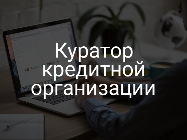 Куратор кредитной организации