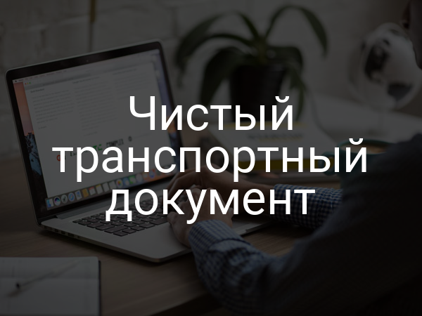Чистый транспортный документ