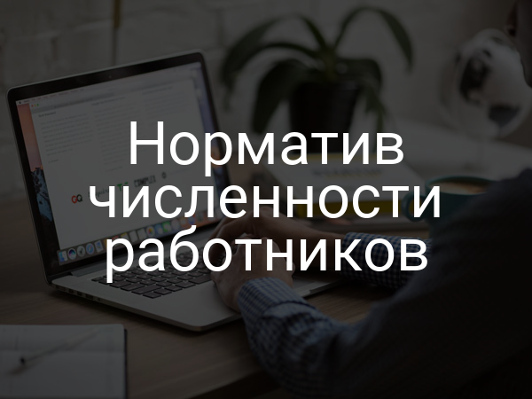 Норматив численности работников