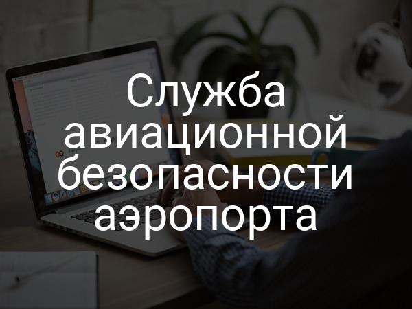 Служба авиационной безопасности аэропорта