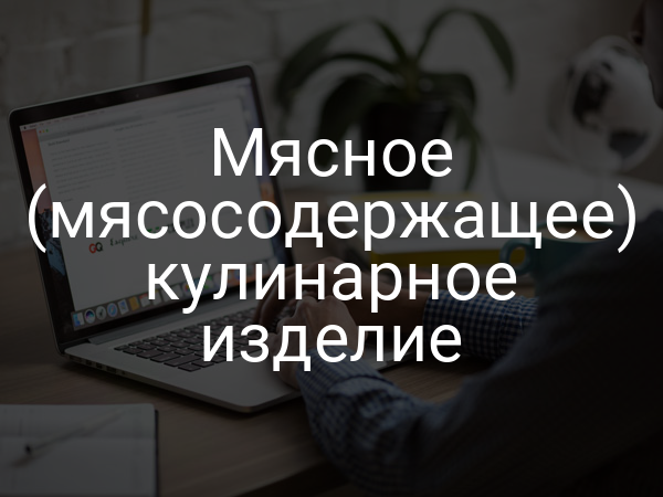 Мясное (мясосодержащее) кулинарное изделие