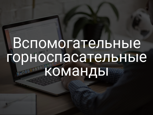 Вспомогательные горноспасательные команды