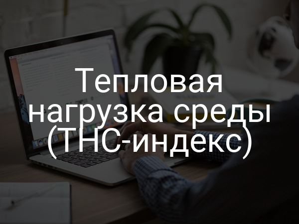 Тепловая нагрузка среды (ТНС-индекс)