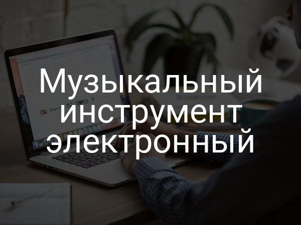 Музыкальный инструмент электронный