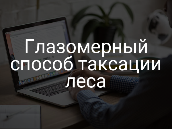 Глазомерный способ таксации леса