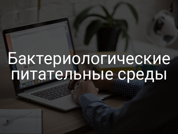 Бактериологические питательные среды