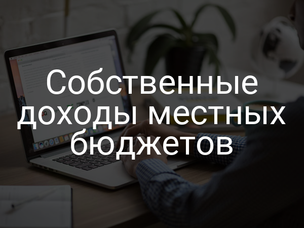 Собственные доходы местных бюджетов