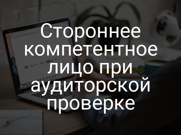 Стороннее компетентное лицо при аудиторской проверке