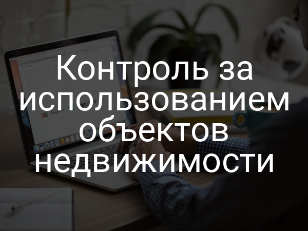 Контроль за использованием объектов недвижимости