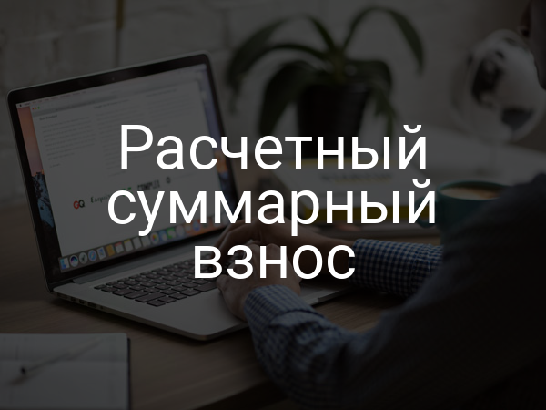 Расчетный суммарный взнос