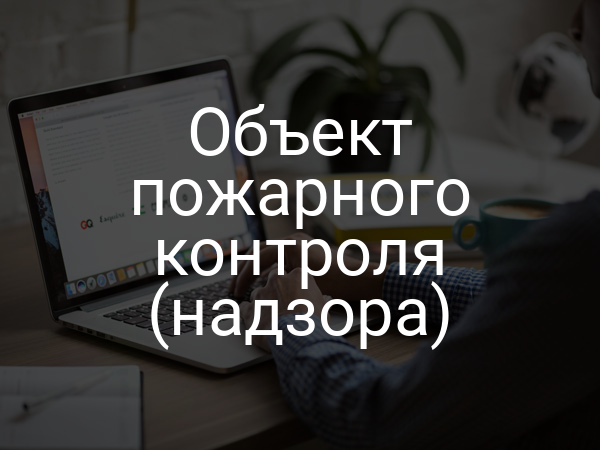 Объект пожарного контроля (надзора)