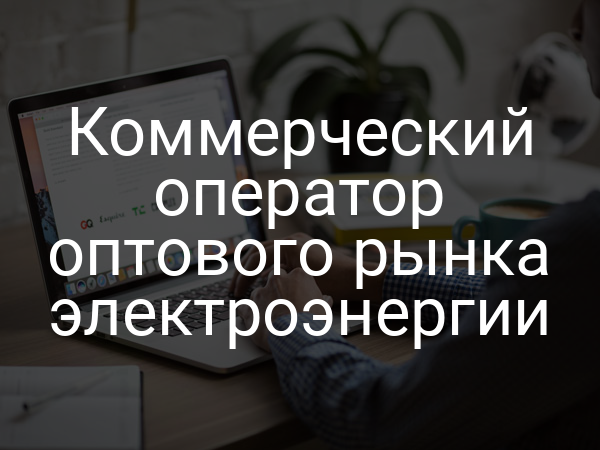 Коммерческий оператор оптового рынка электроэнергии