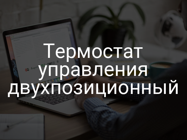 Термостат управления двухпозиционный