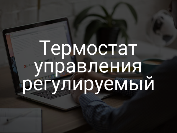 Термостат управления регулируемый