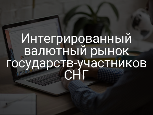 Интегрированный валютный рынок государств-участников СНГ