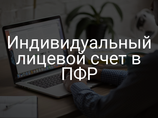 Индивидуальный лицевой счет в ПФР