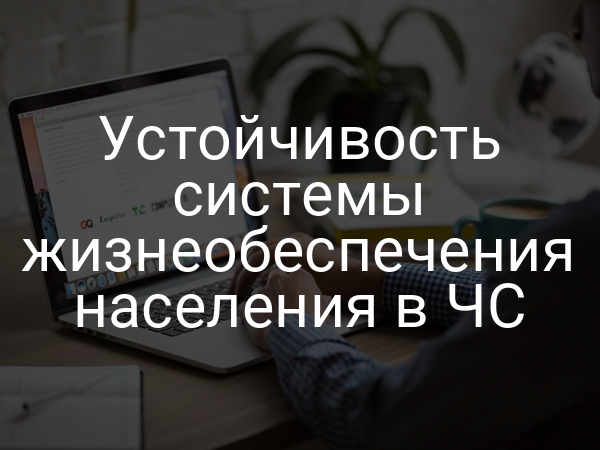 Устойчивость системы жизнеобеспечения населения в ЧС