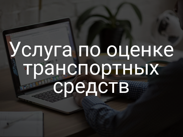 Услуга по оценке транспортных средств
