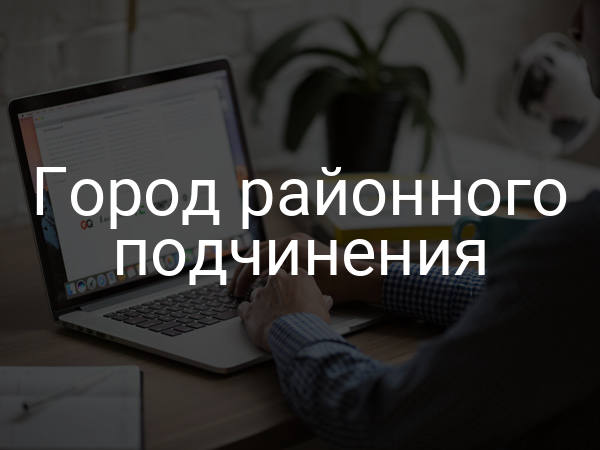 Город районного подчинения
