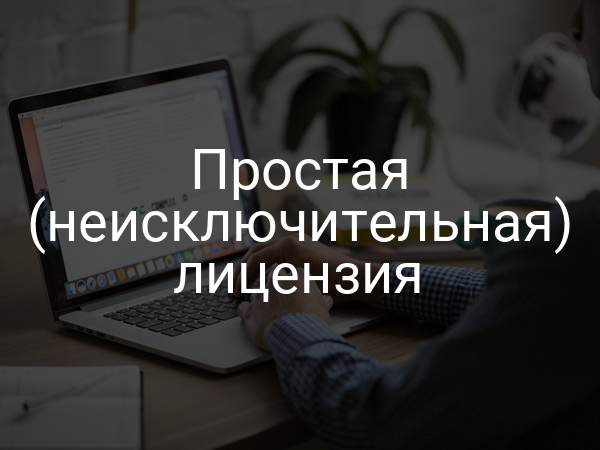 Простая (неисключительная) лицензия