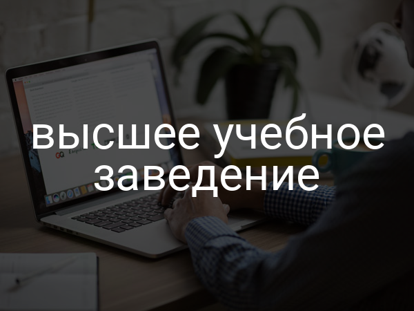 Высшее учебное заведение