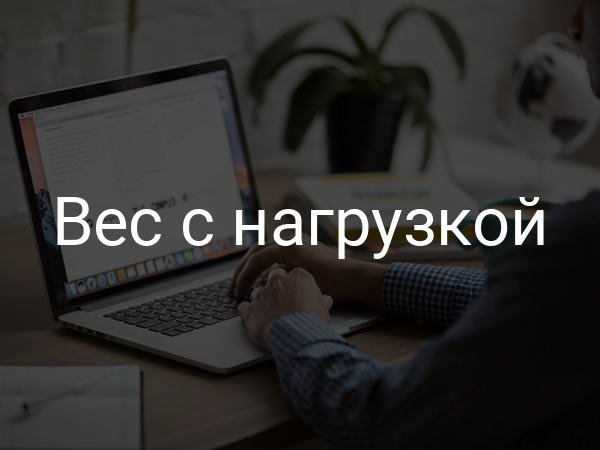 Вес с нагрузкой