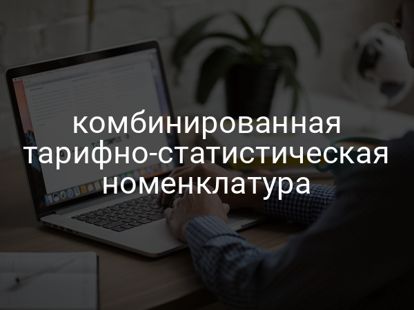 комбинированная тарифно-статистическая номенклатура