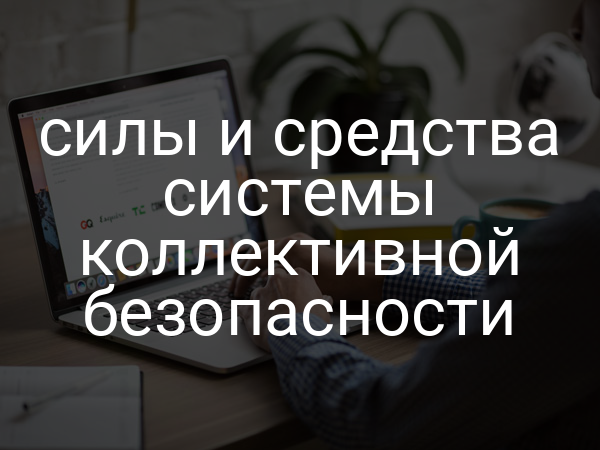 силы и средства системы коллективной безопасности