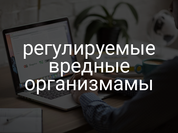 регулируемые вредные организмамы