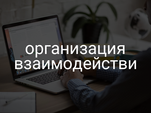 организация взаимодействи