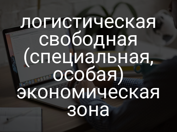 логистическая свободная (специальная, особая) экономическая зона