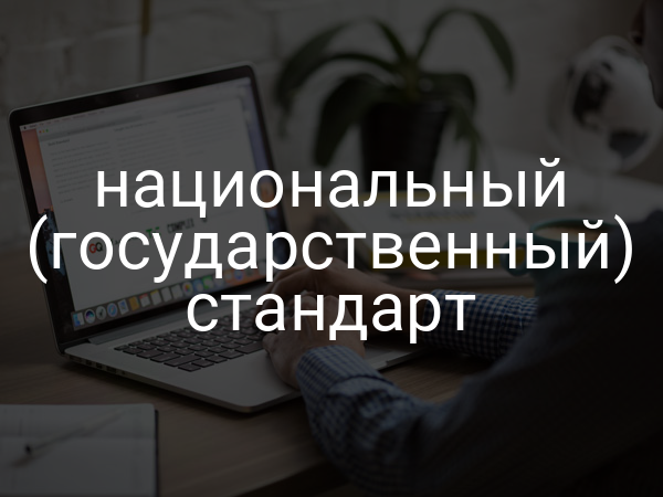 национальный (государственный) стандарт