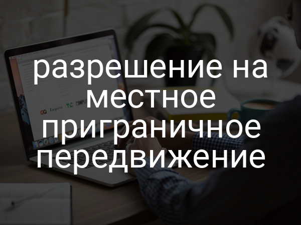 разрешение на местное приграничное передвижение