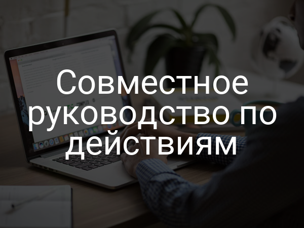 Совместное руководство по действиям