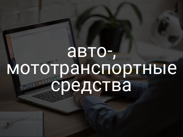 авто-, мототранспортные средства