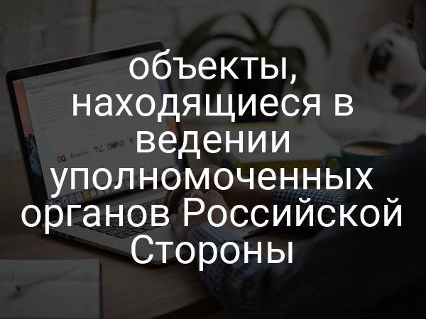 объекты, находящиеся в ведении уполномоченных органов Российской Стороны