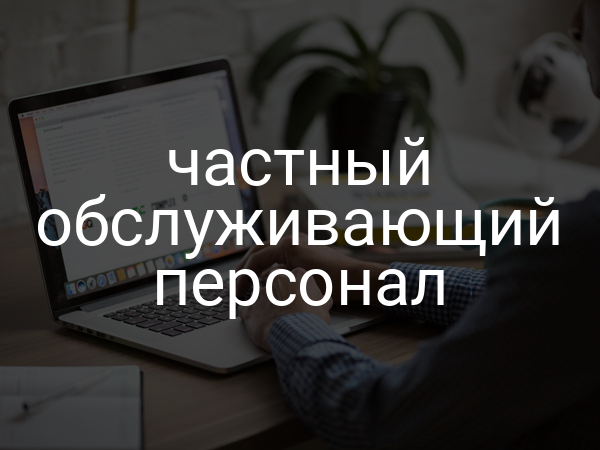 частный обслуживающий персонал