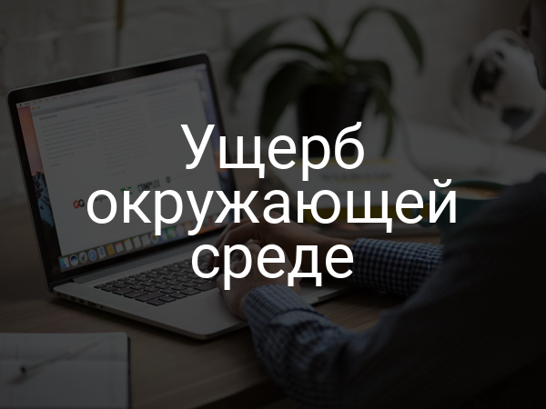 ущерб окружающей среде