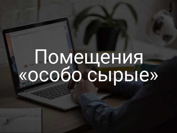 Помещения «особо сырые»